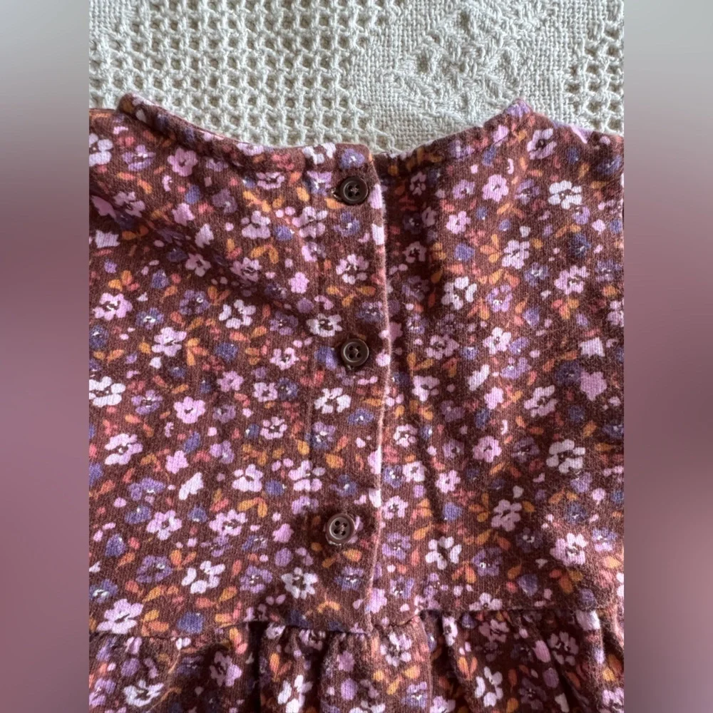 Carters Floral Cotton Tiered Toddler Dress 2T